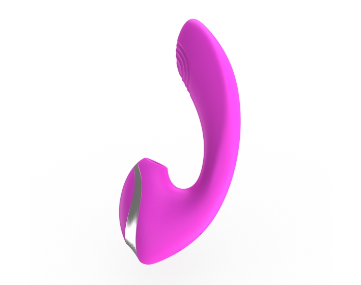 Pink Sucking Vibrator