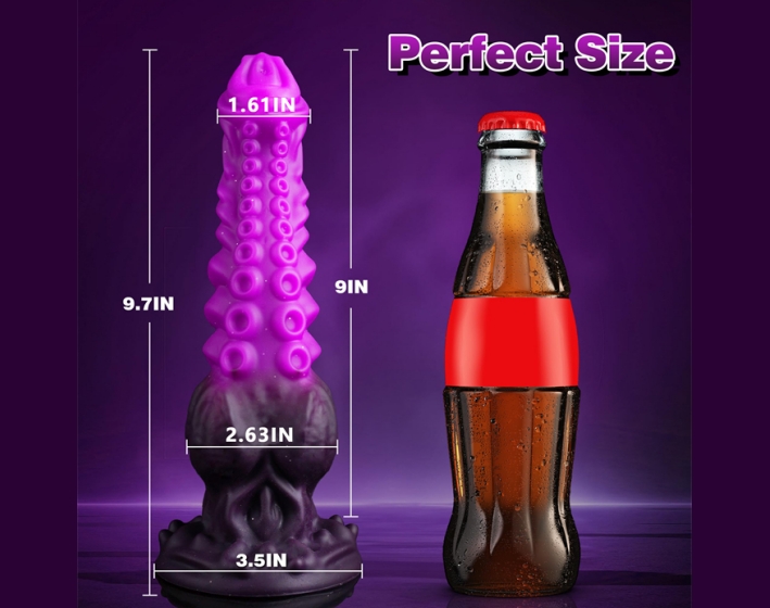 Thick Knot Octopus Suckers Dildo 1