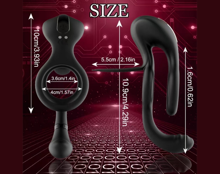 Testicular Stimulation Vibrating Penis Ring