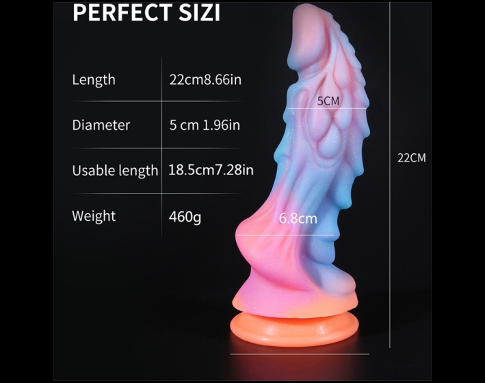 Luminous Large Dragon Dildo 1