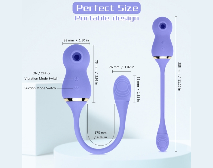 Egg Vibrator with Sucking 6