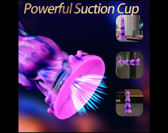 Large Knots and Ridges Dog Dildo 1